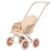 Speelgoed Maileg Poppenhuis & Toebehoren | Maileg Kinderwagen Micro, Powder