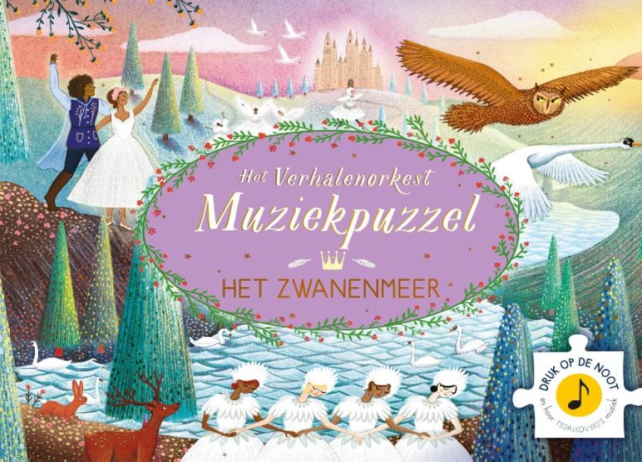 Speelgoed Uitgeverij Christofoor Puzzels | Muziekpuzzel Het Zwanenmeer