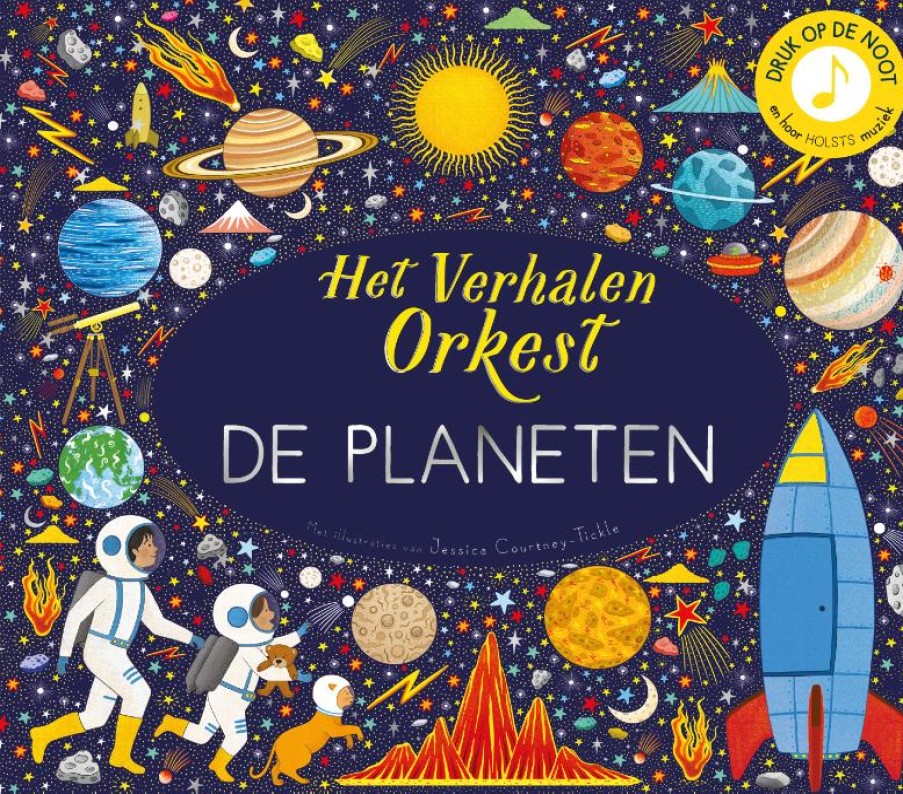 Speelgoed Uitgeverij Christofoor Boeken | Muziekboek De Planeten - Jessica Courtney Tickle