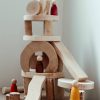 Speelgoed Magic Wood Bouwen | Magic Wood Eco Blocks Zonder Schors, 36 Stuks