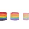 Speelgoed Grapat Ringen, Munten & Poppetjes | Grapat, Regenboog Ringen 24 Stuks