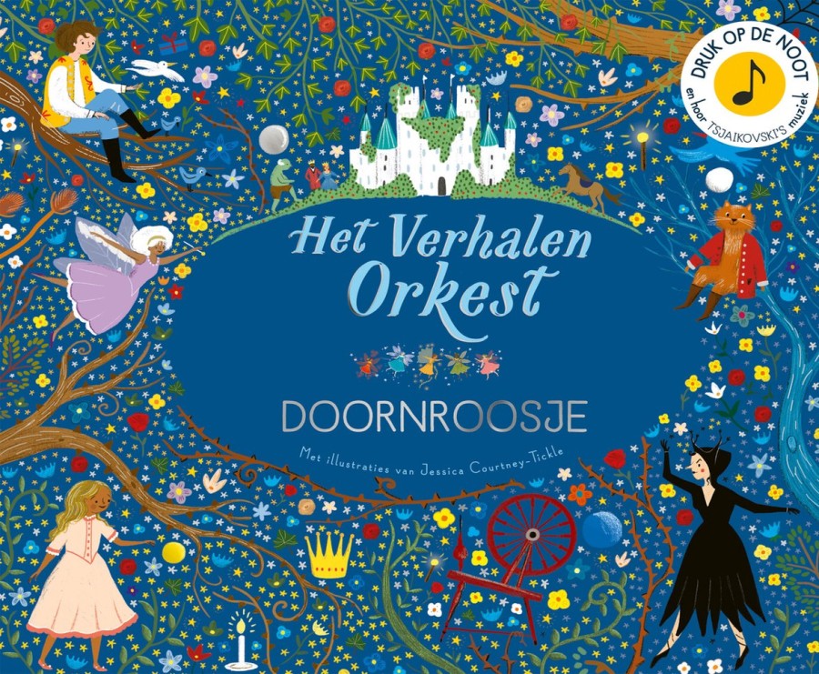 Speelgoed Uitgeverij Christofoor Boeken | Muziekboek Doornroosje, Katy Flint & Jessica Courtney-Tickle