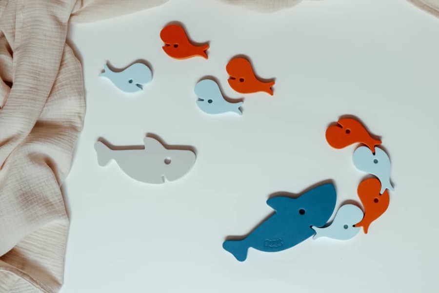 Speelgoed Quut Badspeelgoed | Quut Badpuzzel Sharks