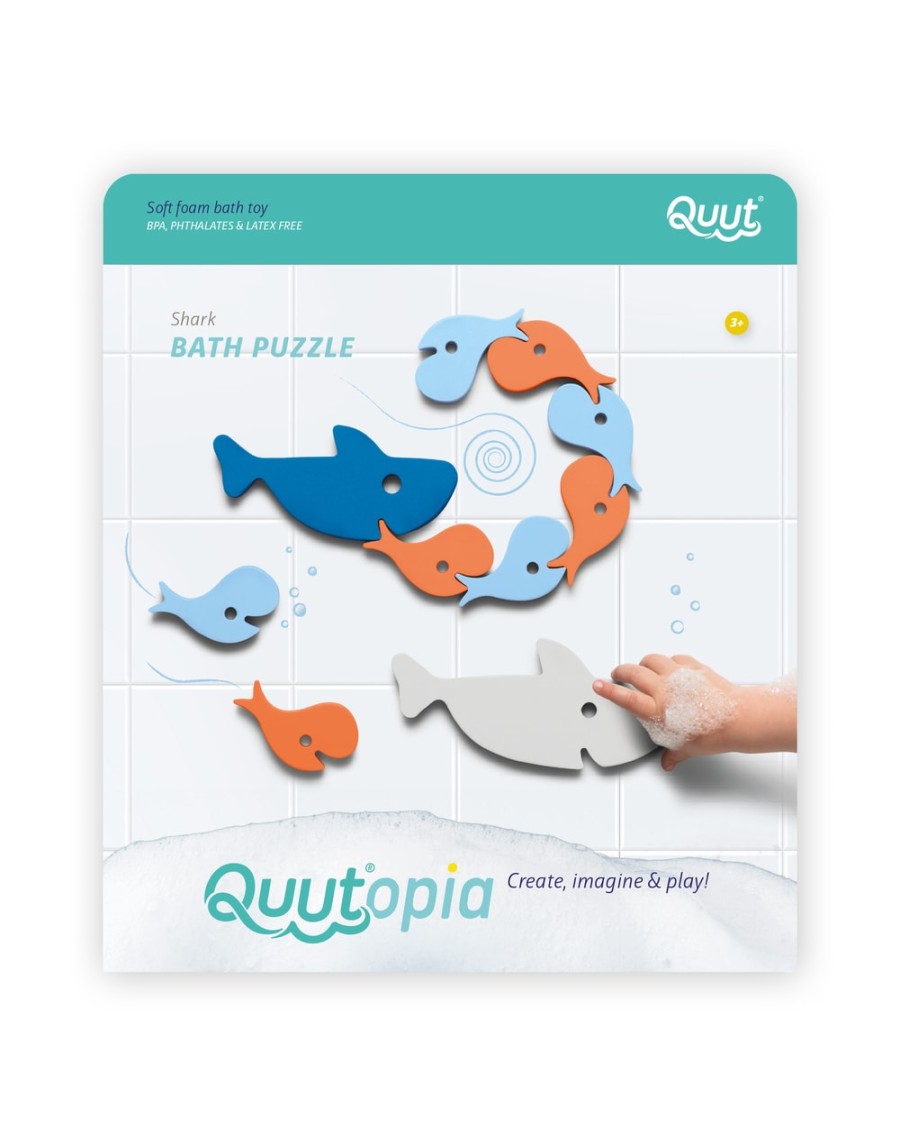 Speelgoed Quut Badspeelgoed | Quut Badpuzzel Sharks