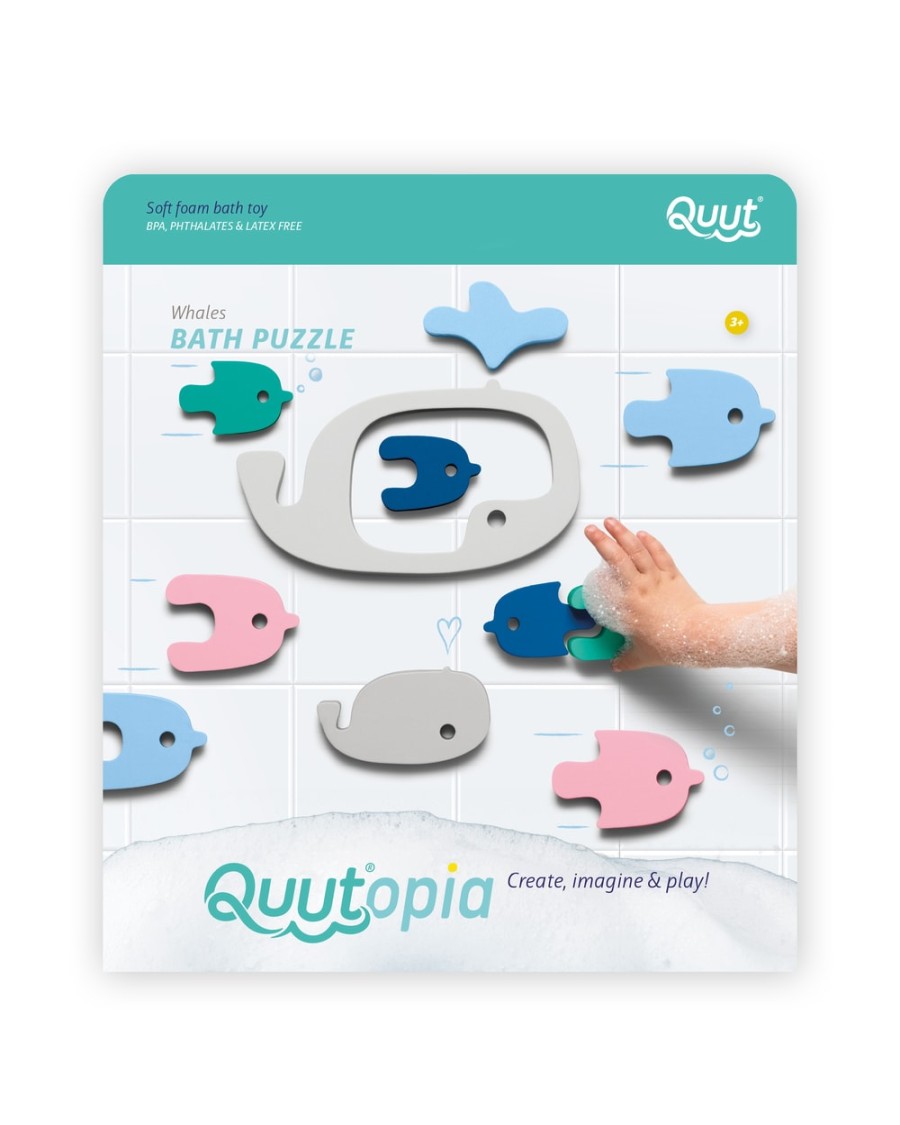 Speelgoed Quut Badspeelgoed | Quut Badpuzzel Whales