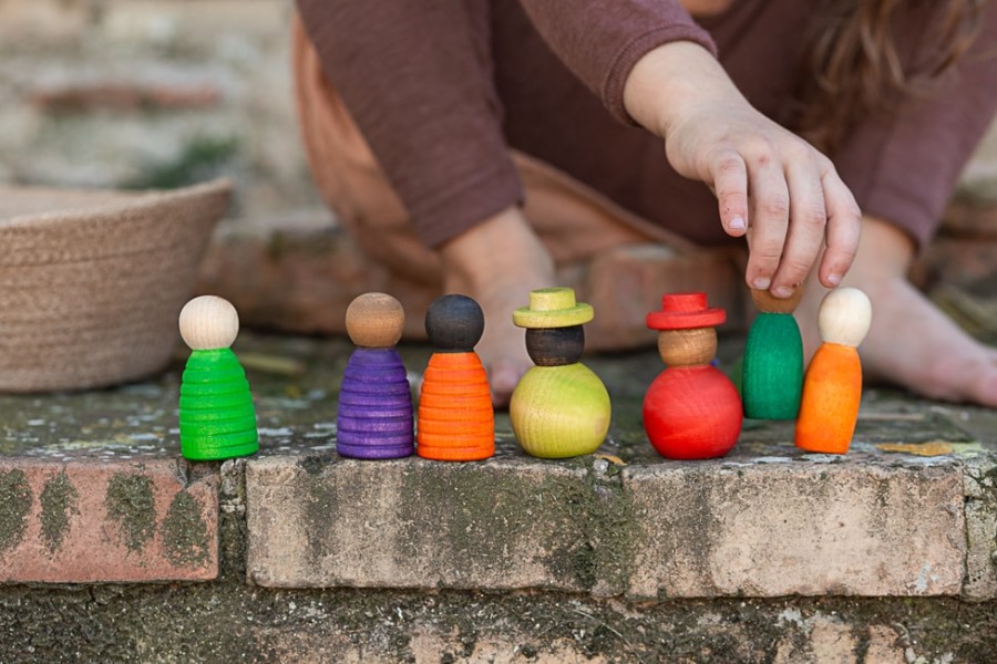 Speelgoed Grapat Ringen, Munten & Poppetjes | Grapat Together Nins