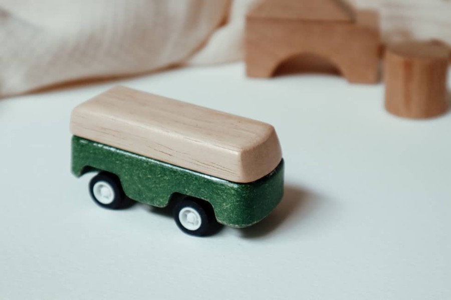 Speelgoed PlanToys Voertuigen & Toebehoren | Plan Toys Groene Bus