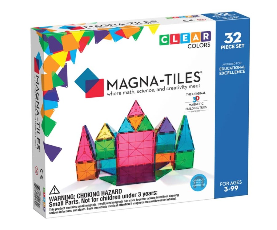 Speelgoed MAGNA TILES Bouwen | Magna Tiles 32 Stuks