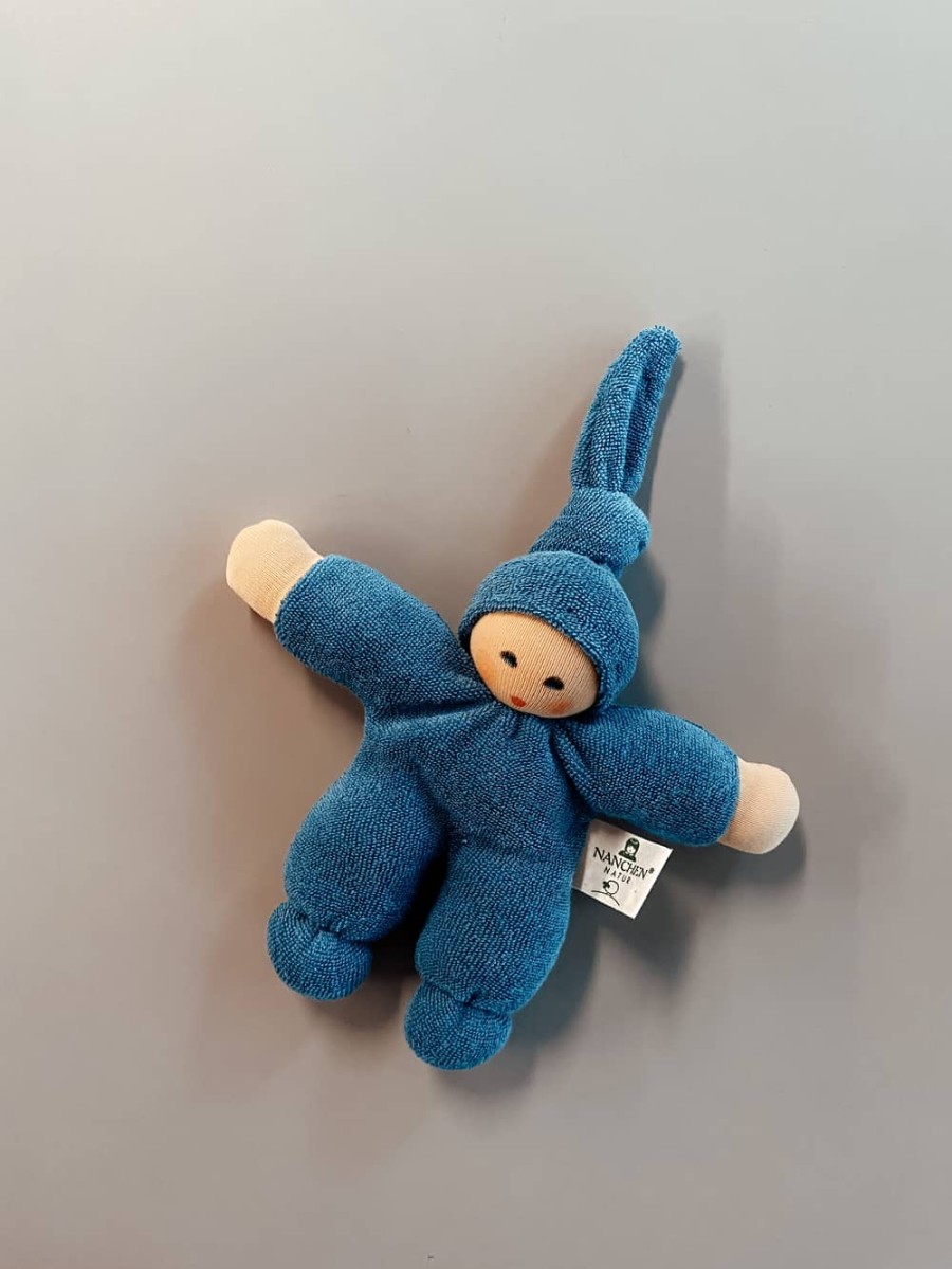 Speelgoed Nänchen Natur Knuffels | Geboorteknuffel Blauw