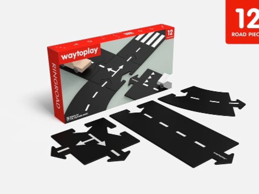 Speelgoed Way to Play Voertuigen & Toebehoren | Way To Play Ringroad 12-Delig