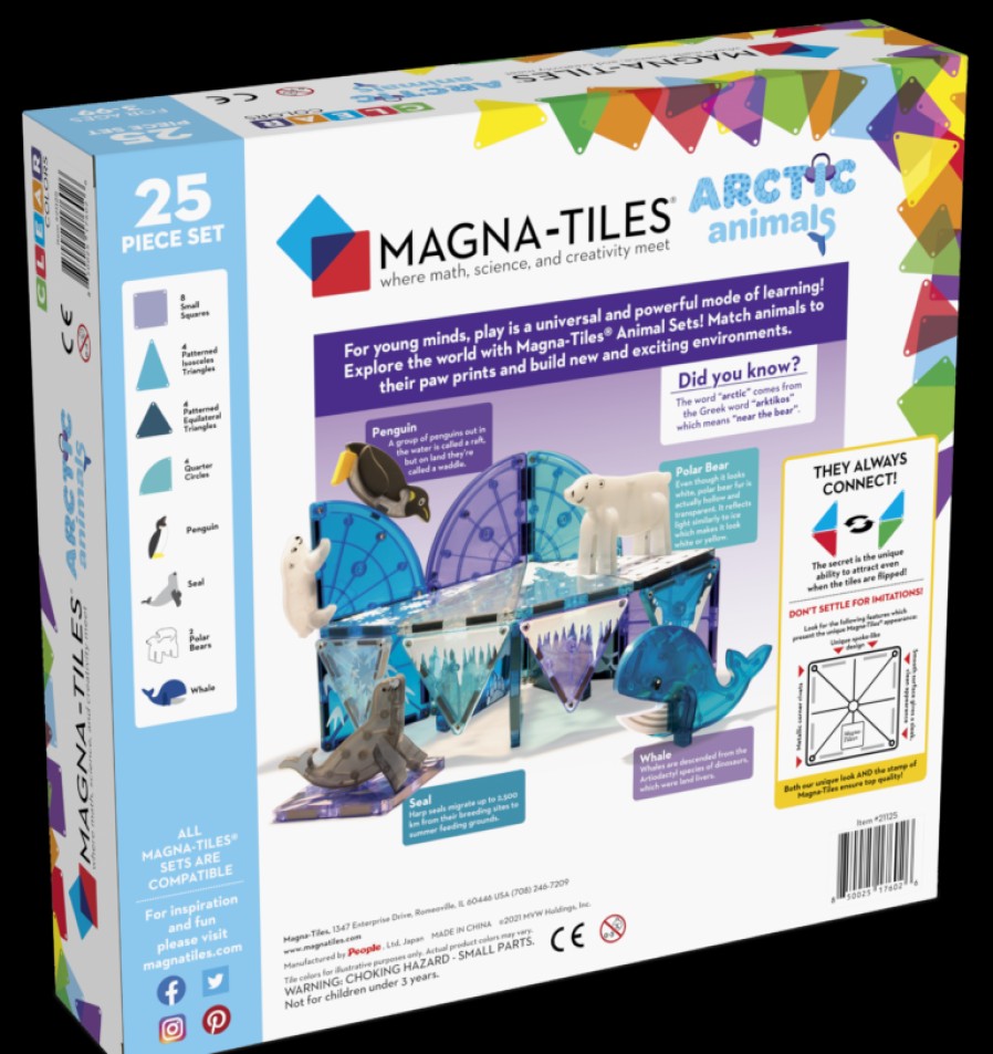 Speelgoed MAGNA TILES Bouwen | Magna Tiles Arctic World, 25 Stuks