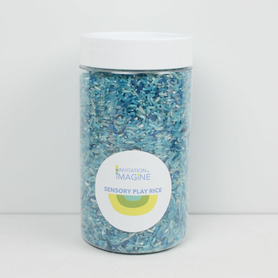 Speelgoed Invitation to Imagine Creatief | Speelrijst, Blue 600 Gram