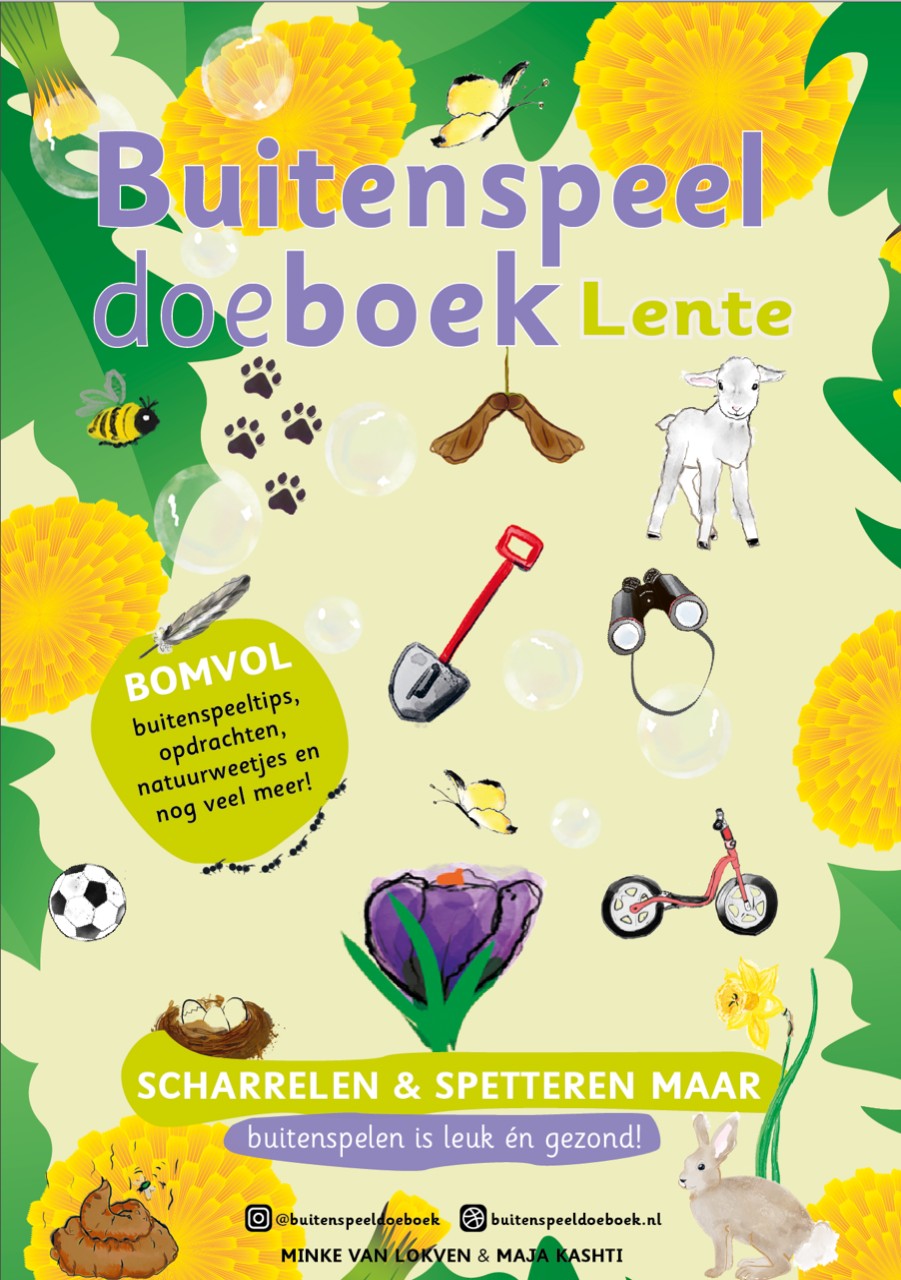 Speelgoed Buitenspeelboek Boeken | Buitenspeeldoeboek Lente