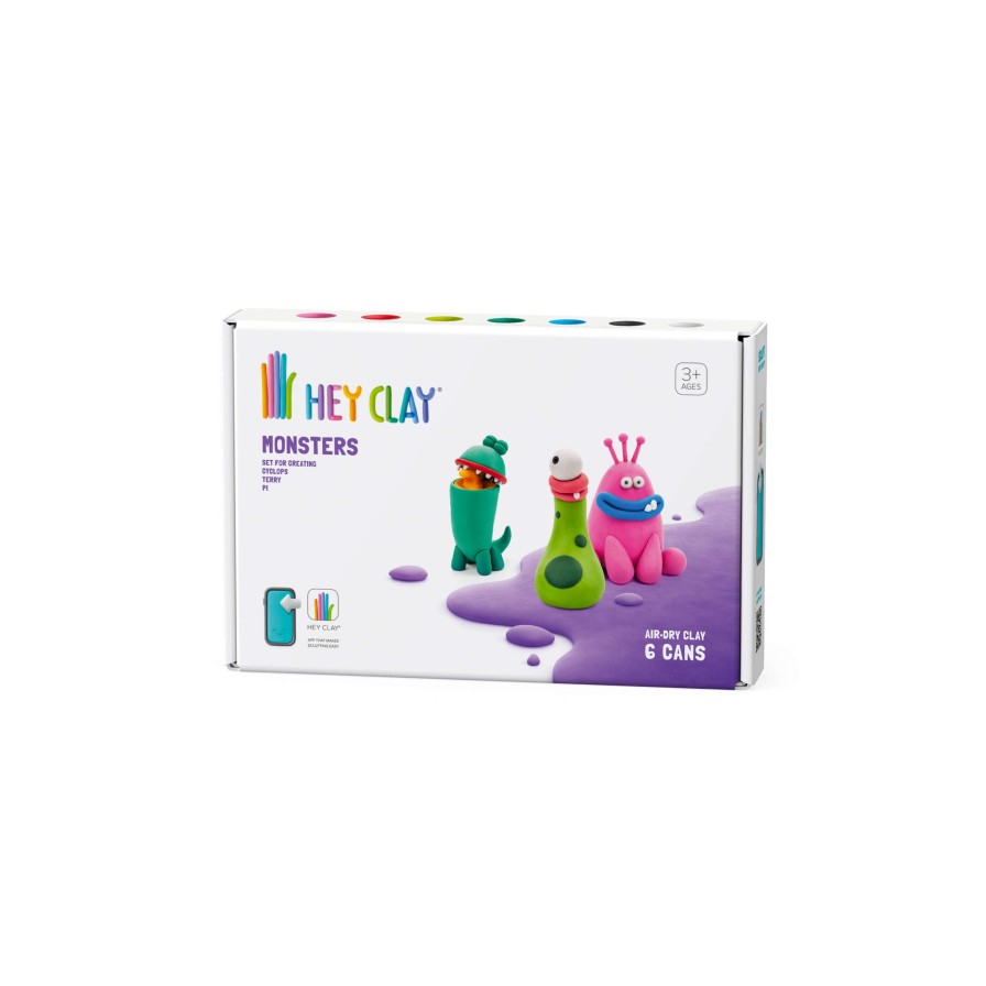 Speelgoed Hey Clay Creatief | Hey Clay Monsters 2