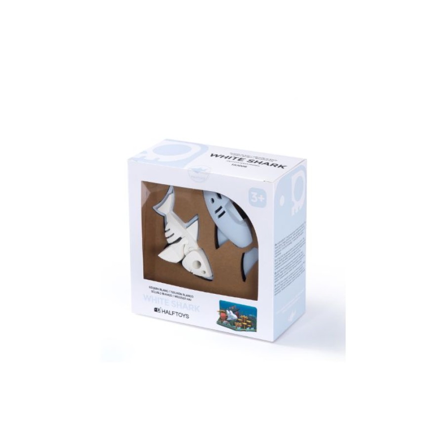 Speelgoed Halftoys Dieren & Natuur | Halftoys Ocean, Witte Haai