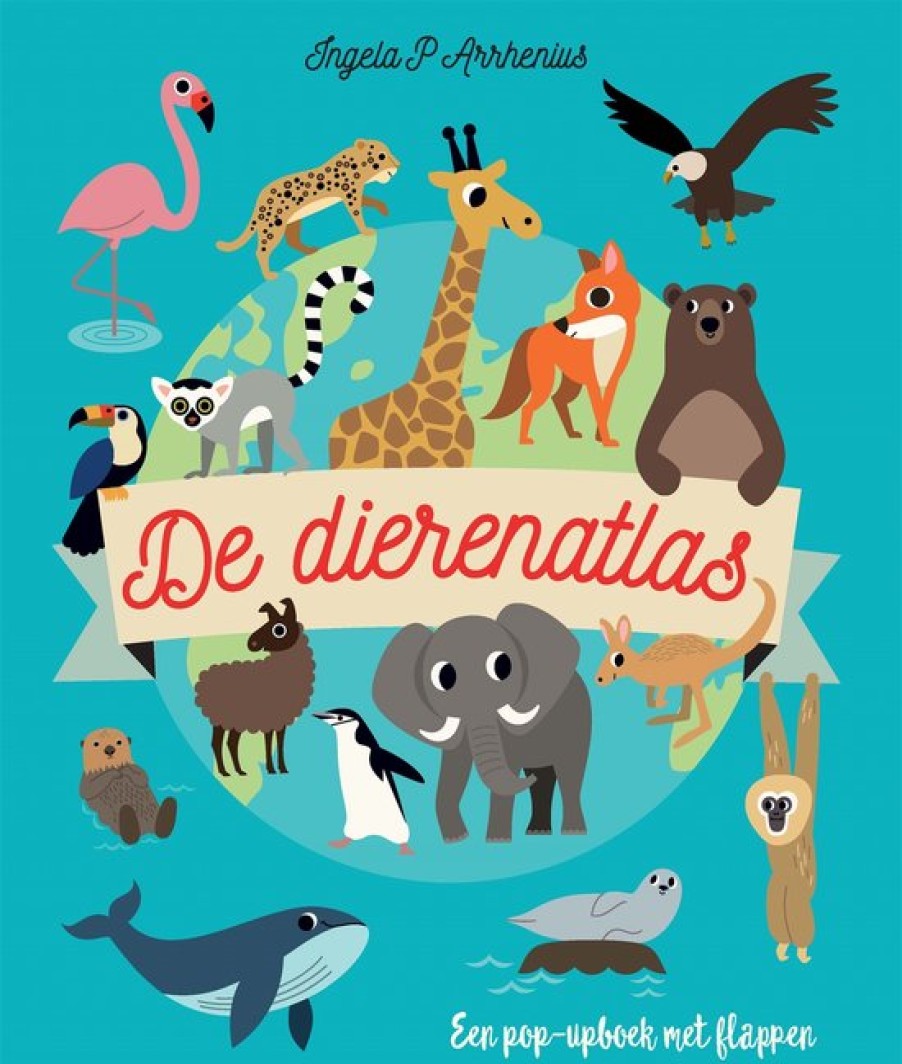 Speelgoed Gottmer Boeken | De Dierenatlas (Flapjesboek) - Ingela Arrhenius