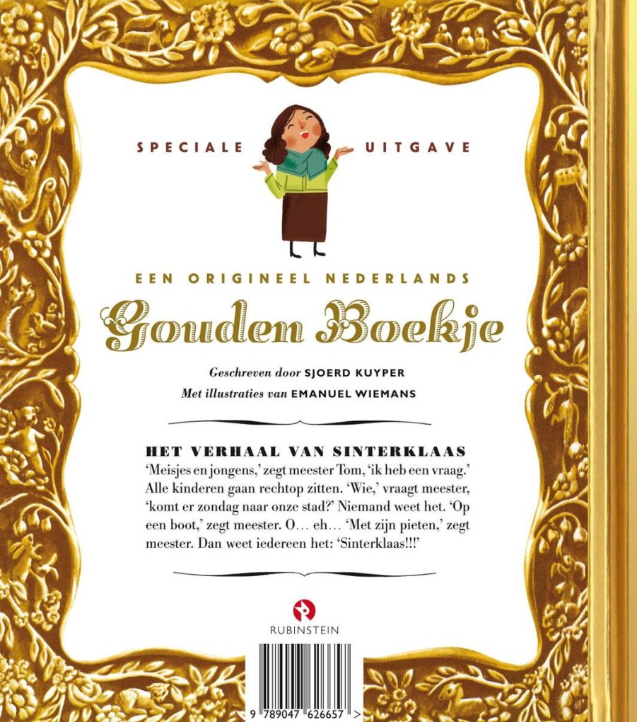 Speelgoed Gouden boekje Boeken | Het Verhaal Van Sinterklaas - Gouden Boekje