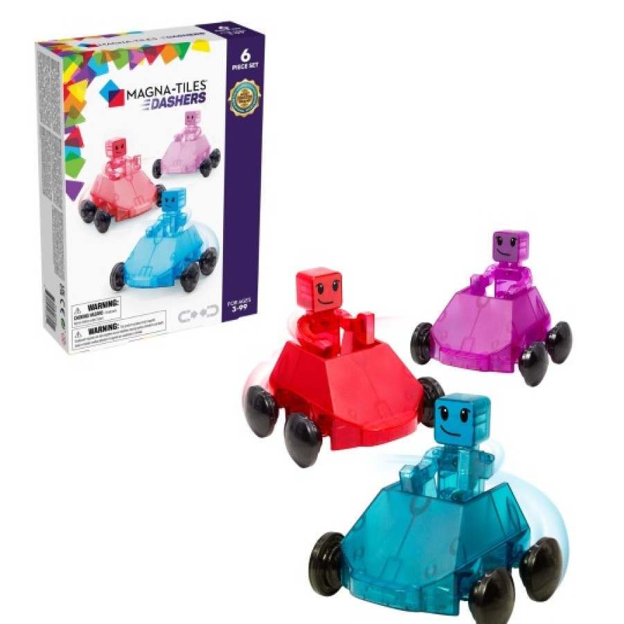 Speelgoed MAGNA TILES Voertuigen & Toebehoren | Magna Tiles Dashers, 3 Stuks