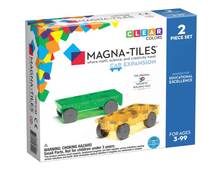 Speelgoed MAGNA TILES Voertuigen & Toebehoren | Magna Tiles Car Expansion, 2 Stuks