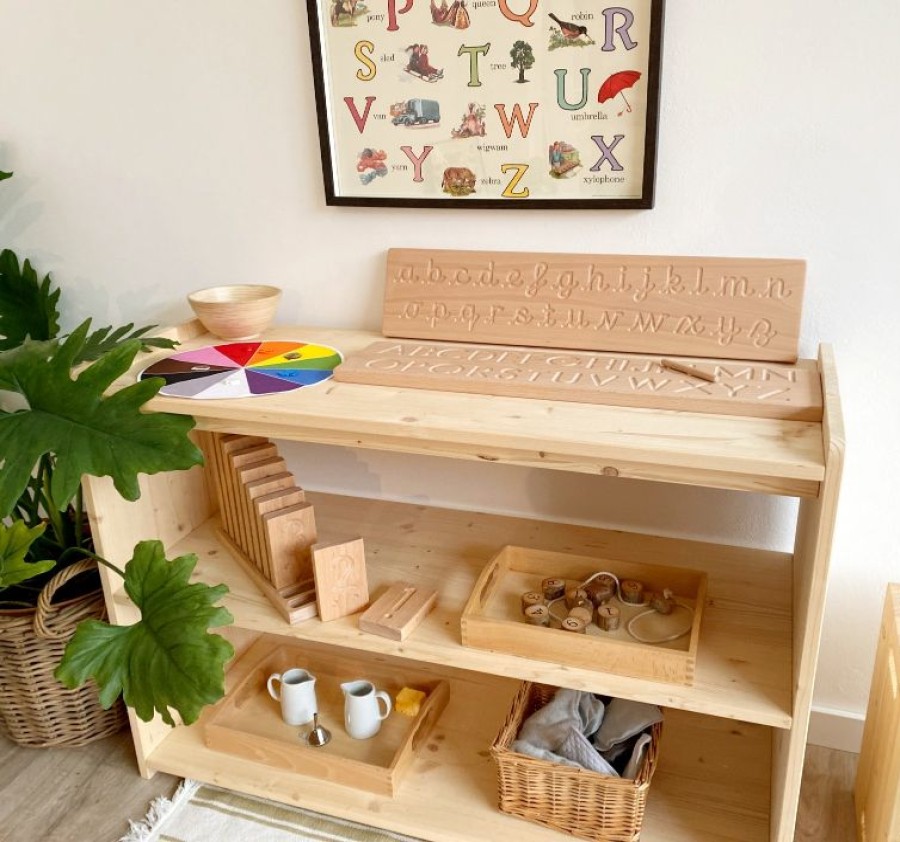 Speelkamer Manine Montessori | Manine Montessori Shelf, 3 Planken