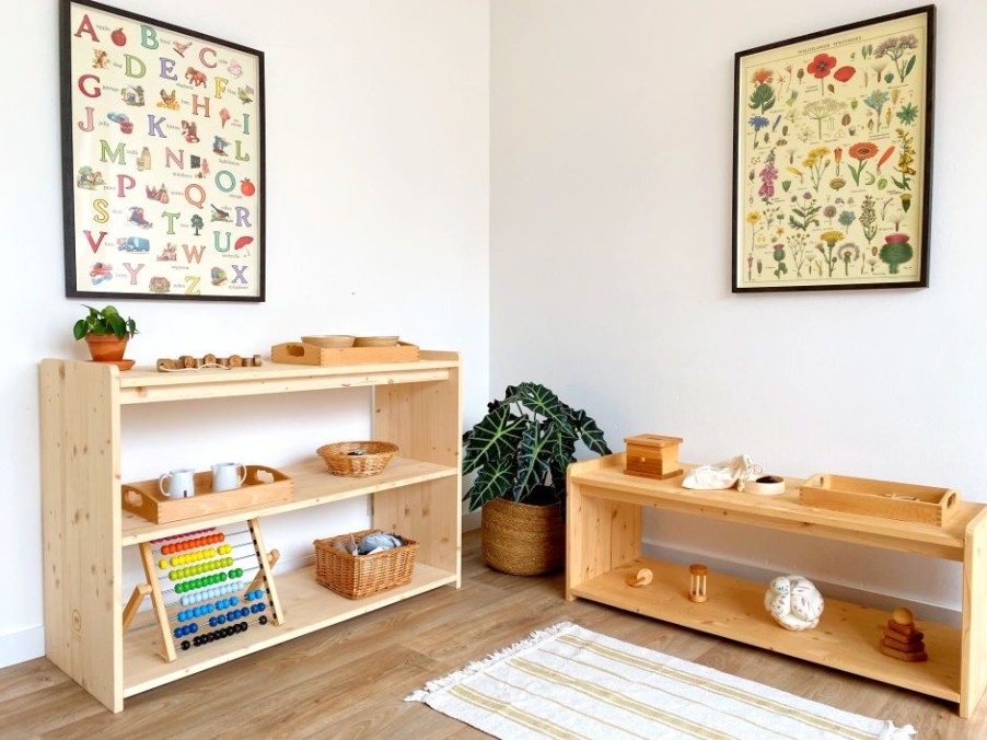 Speelkamer Manine Montessori | Manine Montessori Shelf, 3 Planken